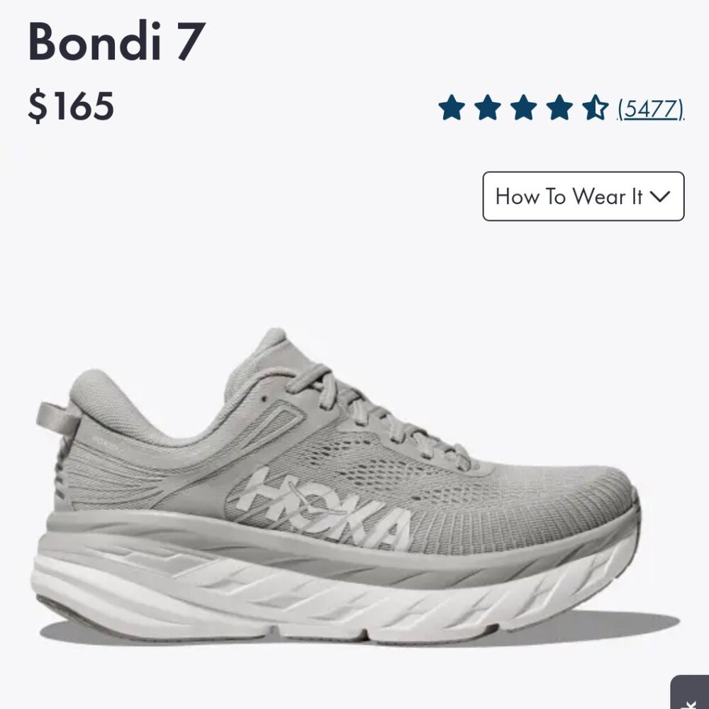 Hoka Bondi 7 Mens Sneaker